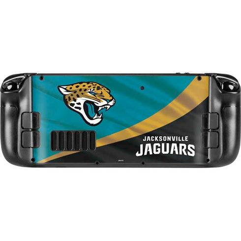 NFL Jacksonville Jaguars Steam Deck Handheld Gaming Computer Skin